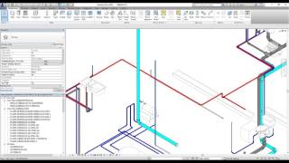 Asignar color a tuberías por sistema REVIT MEP [upl. by Esmaria]