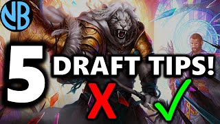 MTG DRAFT TIPS FOR BEGINNERS [upl. by Mal]