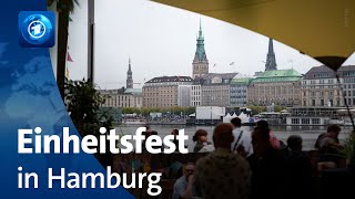 Tag der Deutschen Einheit Bürgerfest in Hamburg [upl. by Arleyne]