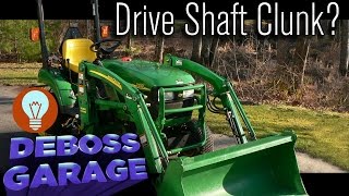 How To Fix A John Deere 2210 Drive Shaft [upl. by Emse]