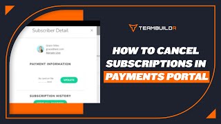 How to Cancel Subscriptions in Payments Portal [upl. by Neffirg]