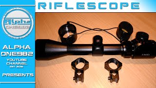 Rifle Scope 39x40 EG Illuminated Optics  Unboxing and quick review [upl. by Arhat]