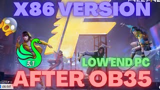 Smartgaga OB35 free fire new last Update Low End Pc Version [upl. by Anide]