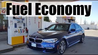 2019 BMW 5Series 530e  Fuel Economy MPG Review  Fill Up Costs [upl. by Kovacs]