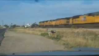 A train hits a truck on level crossing [upl. by Llerraf]