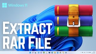 How to Extract a RAR File on Windows 11 [upl. by Scornik204]