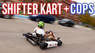 POLICE  SHIFTER KART through college campus [upl. by Ignacio306]