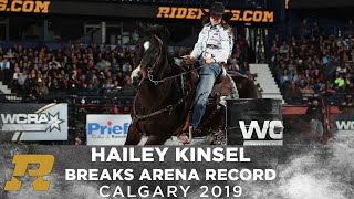 Hailey Kinsel BREAKS the Calgary Stampede Arena RECORD  2019 [upl. by Asila]