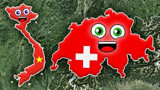 The 26 Cantons of Switzerland  Countries of the World [upl. by Cartie363]