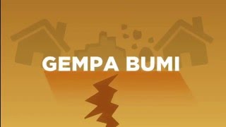 Video Animasi Pesan Kesiapsiagaan Bencana Gempa Bumi [upl. by Ileana713]