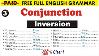 Inversion in Conjunctions UphaarClasses  Free Full Paid English Grammar [upl. by Upshaw]