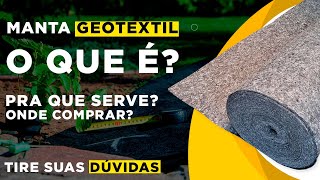 Manta Para Drenagem Geotextil Bidim O que é Pra Que Serve Quais Suas Funções  Dry Soluções [upl. by Wons]