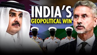 How did India rescue its 8 ExNavy Officers from Qatar [upl. by Maxama]