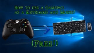 How to use a gamepad as a keyboard  mouse [upl. by Nywloc429]