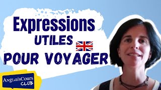 Les expressions utiles pour VOYAGER en anglais [upl. by Nonac]