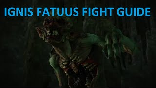 Witcher 3  Ignis Fatuus Fight Guide  Swamp Thing Contract [upl. by Sherline]