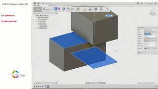 ⚙️ Tuto Fusion 360  Tout savoir sur  lextrusion [upl. by Anauqahc73]