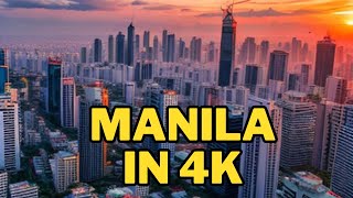 Breathtaking Manila  A 4K Drone Journey [upl. by Ellerd]