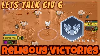 Religious Victory Discussion Tips Tricks and More Civ 6 Gameplay Guide [upl. by Ainosal]