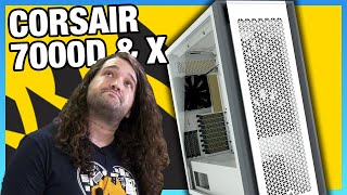 Corsair 7000D Airflow amp 7000X Case Review XL Cases for quotEATXquot Builds [upl. by Grane]