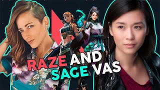 Sage and Raze Voice Actors from Valorant [upl. by Sheepshanks]