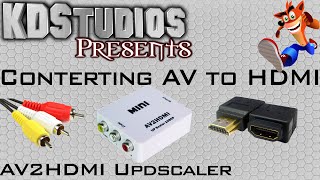 How to Convert AV  Composite to HDMI  AV 2 HDMI Review amp Comparison  Converter Box AV2HDMI [upl. by Wallace]