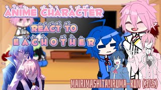 Anime Character react to eachothermairimashitairumakun⚠️MANGA SPOILER⚠️part《35》Bakasan11 [upl. by Kimbra]