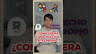 🤔🤔 ¿COMO OPERA SITIO PROPIO 🤔🤔 TECHO PROPIO [upl. by Utta]