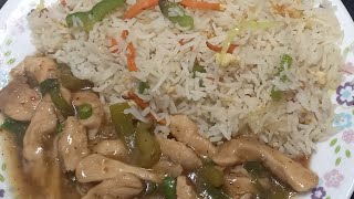 Mongolian Chicken Egg Fried Rice Recipe  Easy and Delicious [upl. by Aicitan231]