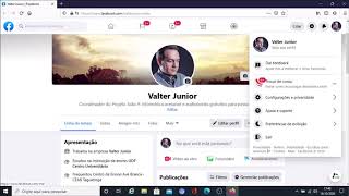 6 Nova versão do Facebook para PC Como sair ou seja fazer logout usando o NVDA [upl. by Atwood]