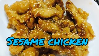 How to Cook sesame chicken  sweet and sour chicken [upl. by Littman]