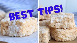 Secrets to The BEST Rice Krispie Treats [upl. by Enneyehc120]