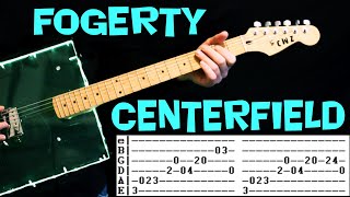 John Fogerty Centerfield Guitar Chords Lesson with Tab Tutorial [upl. by Gordie]