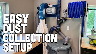 Easy Dust Collection Setup  My Dream Workshop [upl. by Rivers]