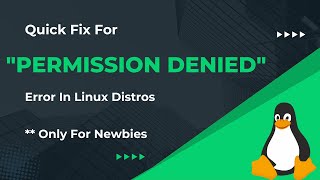 How to Fix quotPermission Deniedquot in Linux Ubuntu amp Fedora [upl. by Htrap]