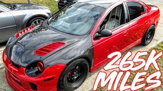 500HP Dodge SRT4 265K Miles amp 500 Drag Passes  quotThe Red Rocketquot [upl. by Sharline887]