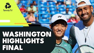 Nick Kyrgios and Yoshihito Nishioka Play for the Title  Washingon 2022 Final Highlights [upl. by Landon]