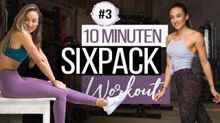 ▶︎ Am Bauch abnehmen ◀︎  10 Minuten Workout zum MITMACHEN  4x10 [upl. by Ojeillib739]