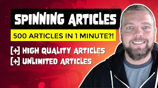 Article Rewriter Software 500 HQ Articles in 1 Minute Spinner [upl. by Cerell230]