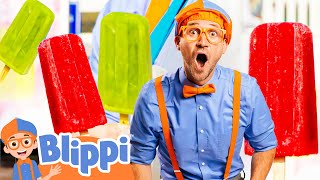 Yummy Summer Popsicles with Blippi and Meekah  Fun Healthy Foods  Educational Videos for Kids [upl. by Mable]