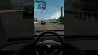 Tesla Model 3  0200 kmh Speed Test  City Car Driving Gameplay [upl. by Sandro119]