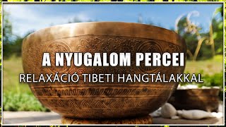 Relaxációs Zene Tibeti Hangtálakkal  Jóga Meditáció  Pihentető hangok  Nyugodt alvás stresszoldás [upl. by Bigelow]