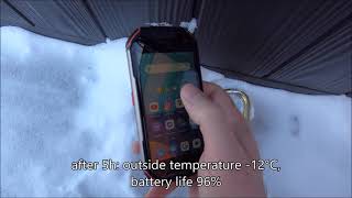 Unihertz Atom L review cold weather test [upl. by Thom]