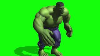 Old and retarded hulk run green screen [upl. by Adnicaj]