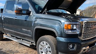 Changing fuel filter on 2019 duramax [upl. by Maxfield562]