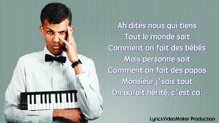 Stromae Papaoutai Lyrics [upl. by Irama439]