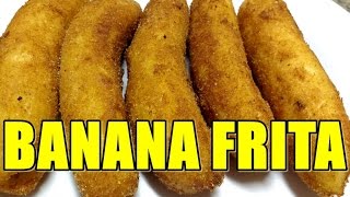 BANANA FRITA EMPANADA SEQUINHA DELICIOSA POR MARA CAPRIO [upl. by Namyh]