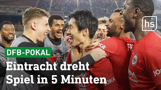 Highlights VfB Stuttgart  Eintracht Frankfurt 23  DFBPokal Halbfinale  hessenschau [upl. by Pellet]