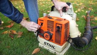 Stihl BR320 Backpack Leaf Blower [upl. by Ahsekel]