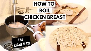 How to Boil Chicken Breast  The Right Way [upl. by Alexandre921]